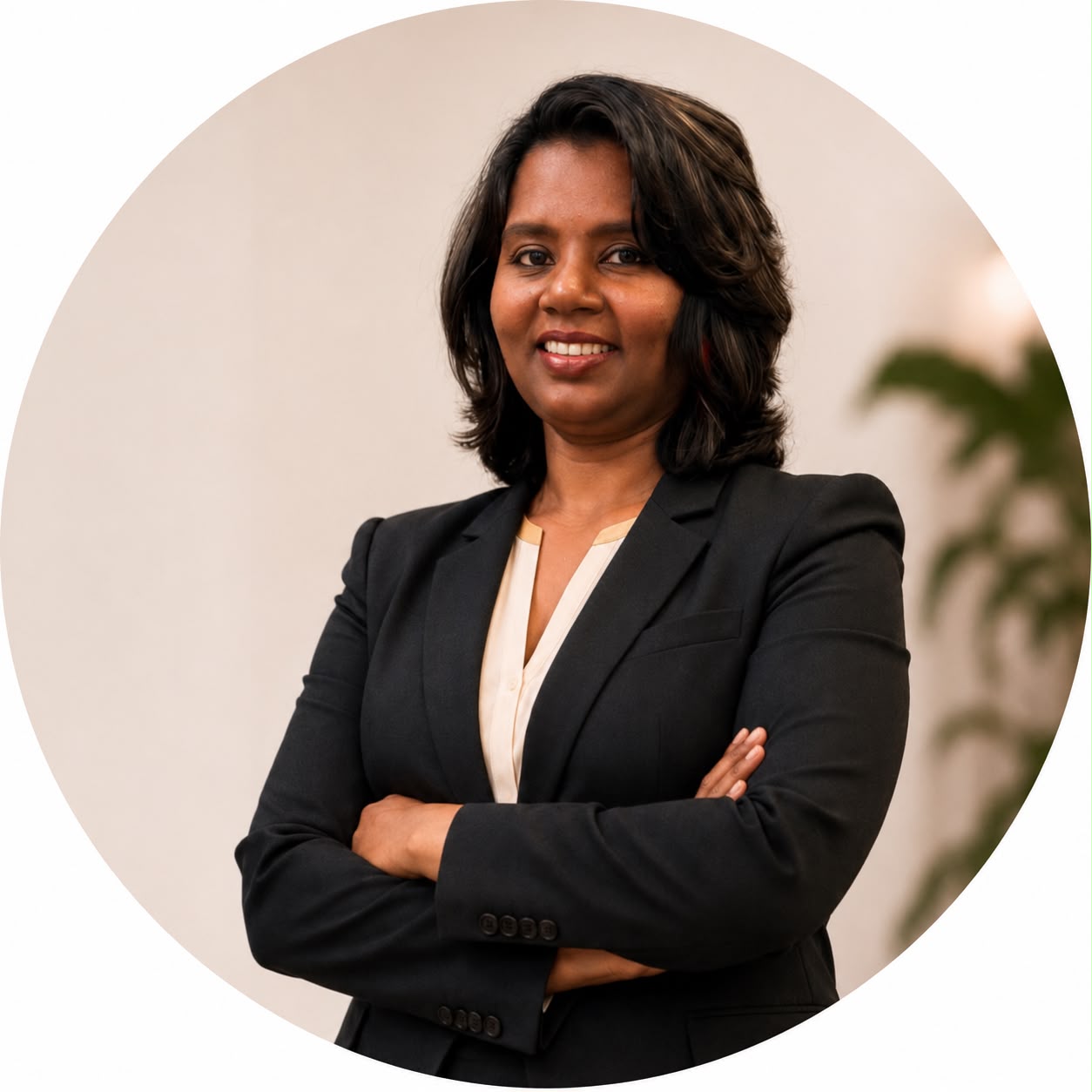 Portrait of Jeevika Perumal, Founder of Injee Fashions